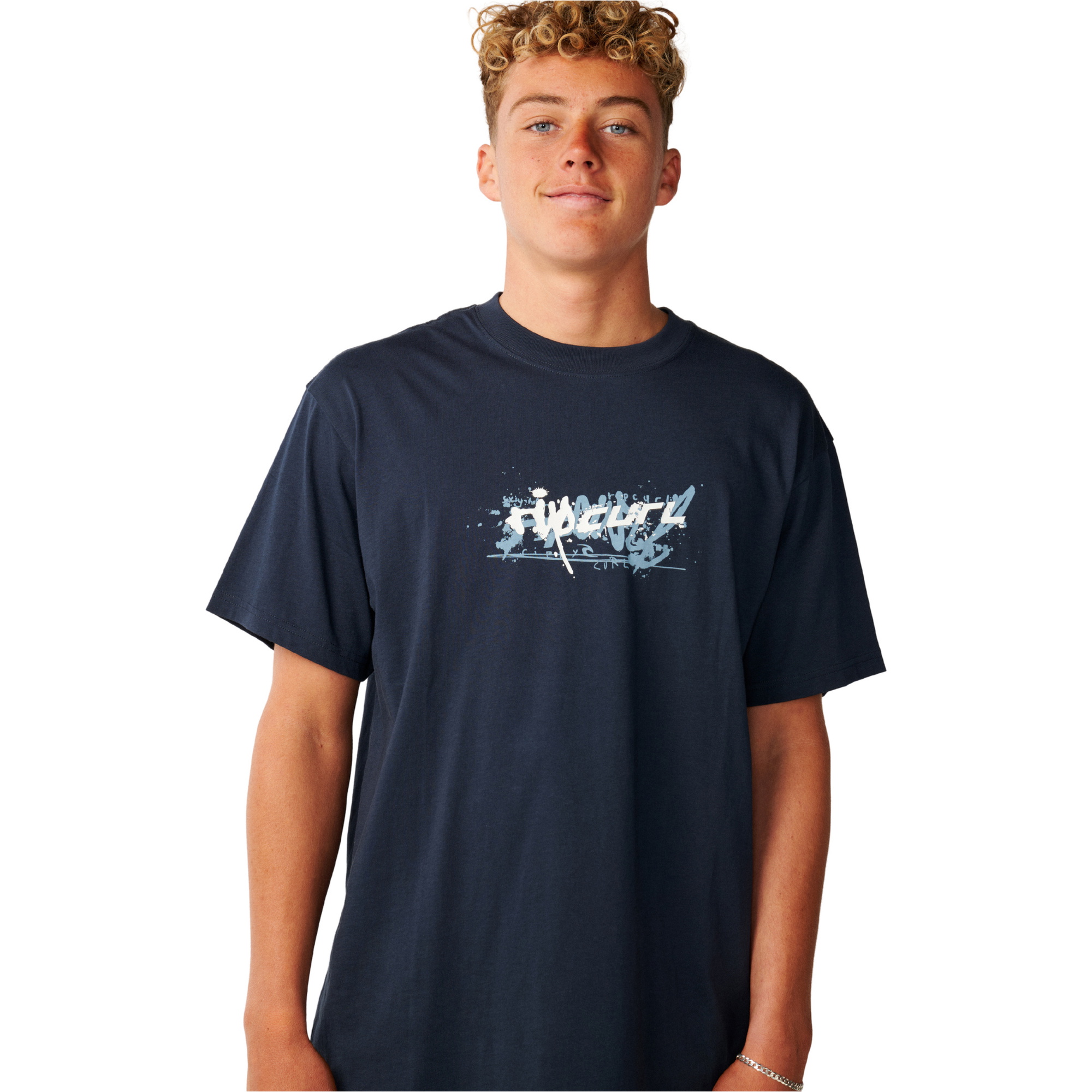 2026 Rip Curl M&auml;nner Archiv-Mashup-T-Shirt 130MTE - Dark Navy